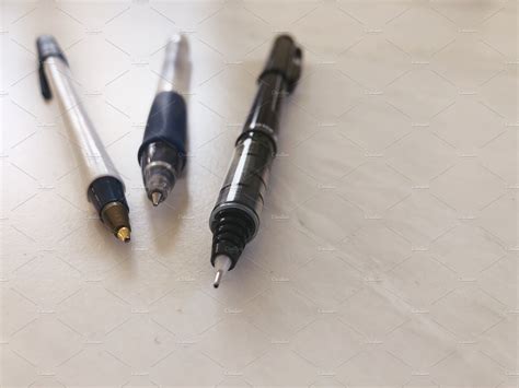 Pens on the Desk | Business Images ~ Creative Market