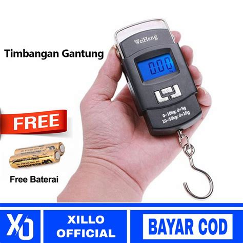 Jual Timbangan Gantung Portable Timbangan Weiheng WH A08 Timbangan LED