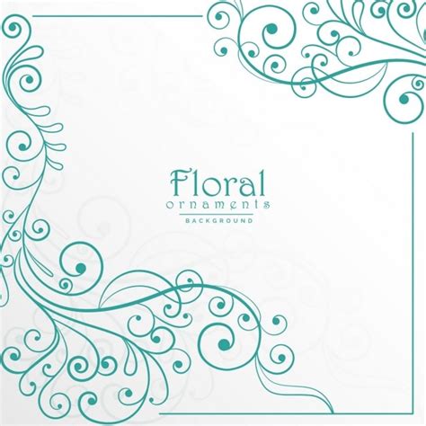 Elegant Floral Frame Design Vector