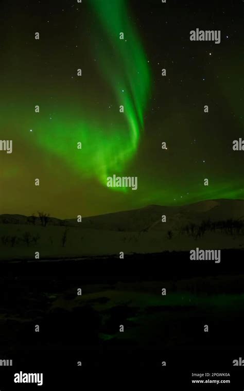 Aurora Borealis in Tromso, Norway Stock Photo - Alamy