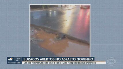 Vídeo Sabesp abriu buracos em 1 a cada 4 vias recapeadas pela