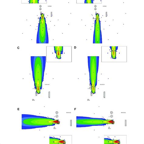 Overlaid Comparison Diagrams Of Wind Tunnel Observation And Calpuff