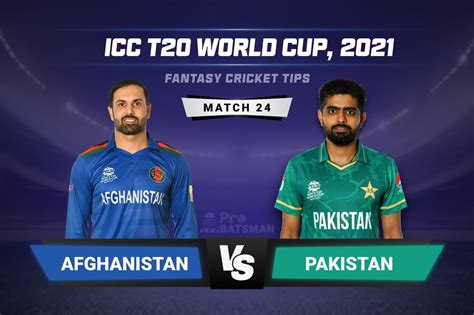 AFG vs PAK Dream11 Prediction With Stats, Pitch Report & Player Record ...