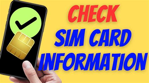 How To Check Sim Card Information On IPhone IOS YouTube