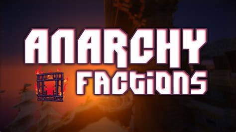 Anarchy Factions Servidor Minecraft 1718 Youtube