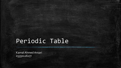 Solution Periodic Table Chemistry Olevels Studypool