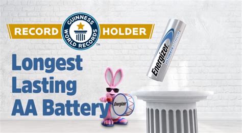 Energizer Sets GUINNESS WORLD RECORDS Title For The Longest Lasting