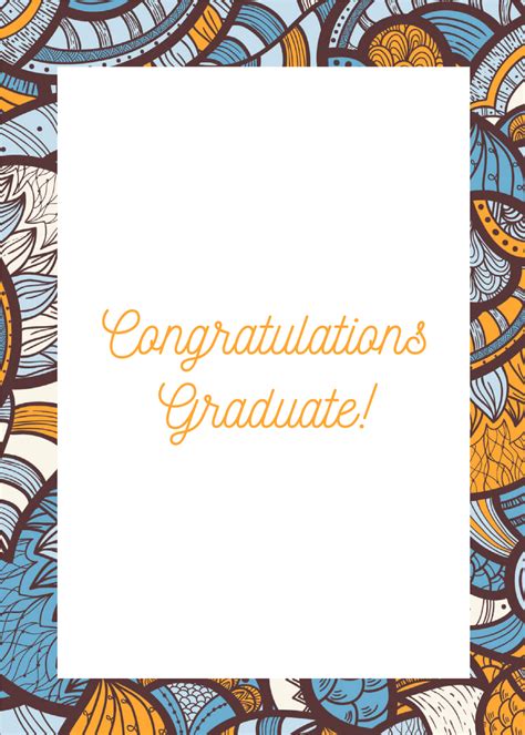 Card Graduation 11 customizable template | Shutterstock