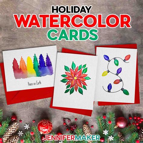 easy winter watercolors  cricut watercolor markers watercolor