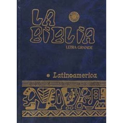 Biblia Latinoamericana Letra Grande Cartoné 9788481693232