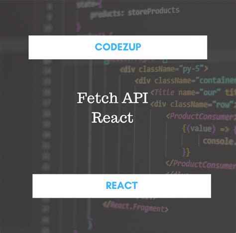 Fetch Data From An API In React JS Example Codez Up