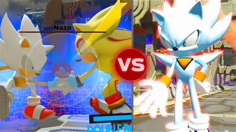 Sonic Forces Hyper Sonic And Super Shadow Vs Nazo Youtube