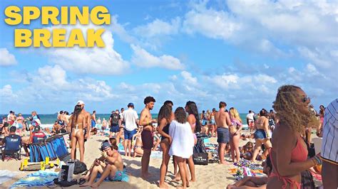 Spring Break 2022 Virtual Walk 4k Fort Lauderdale Beach 🏖️ Youtube