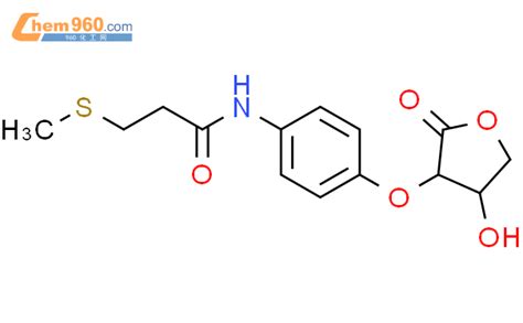 96305 51 0 PROPANAMIDE 3 METHYLTHIO N 4 TETRAHYDRO 4 HYDROXY 2