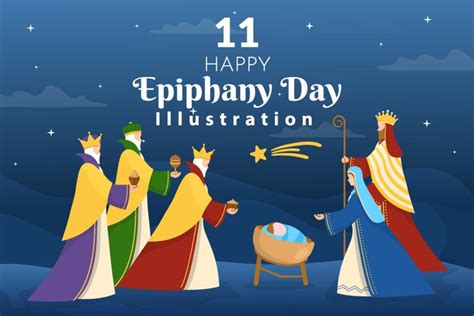 11 Happy Epiphany Day Illustration