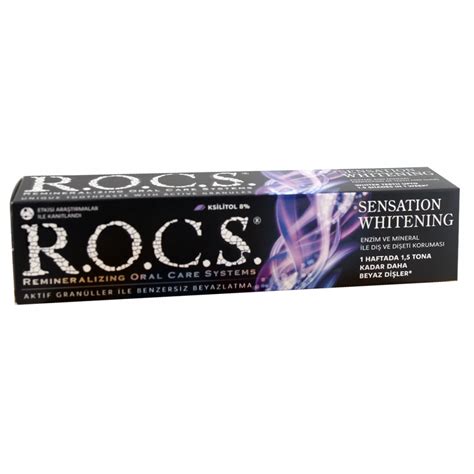 Rocs Sensation Whitening Beyazlatıcı Parlatıcı Diş Macunu 60 ml