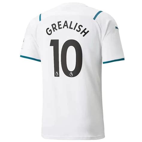 Camiseta Manchester City Jack Grealish 10 Segunda Equipación 2021 2022