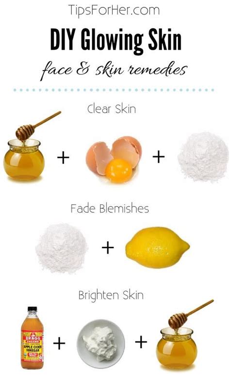 Diy Glowing Skin Face And Skin Remedies 3 Powerful Recipes You Can Do