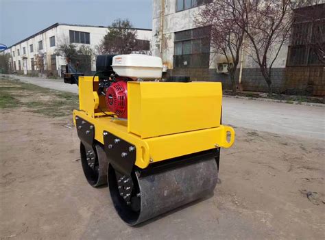 Hand Push New Double Drum Vibratory Price Mini Road Roller Compactor