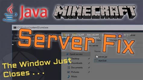 How To Fix Not Being Able To Start Your Minecraft Server Installing 64