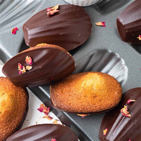 Chocolate Dipped Madeleines - Catherine Zhang