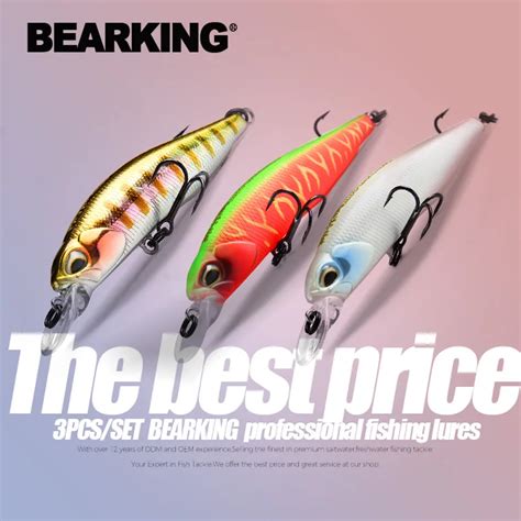 Bearking Iscas De Pesca Profissional Isca Peixinho Cores Uv Sistema