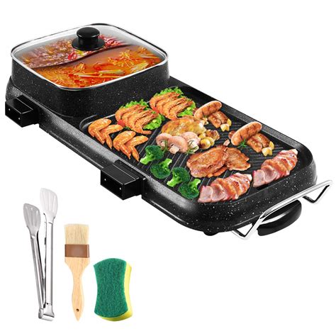 Buy Cloris Hot Pot With Grill In Smokeless Grill And Shabu Shabu