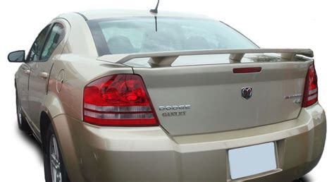 2008 2014 Dodge Avenger Custom Style Pedestal Rear Deck Spoiler