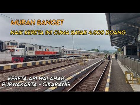 Murah Meriah Naik Kereta Api Ini Cuma Bayar Ribu Trip Kereta