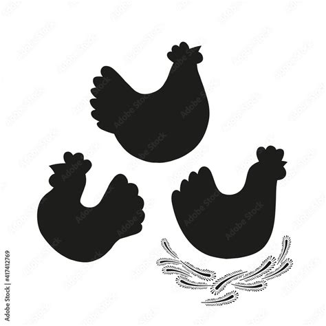 Chicken Black And White Rooster Clip Art Png X Px Chicken