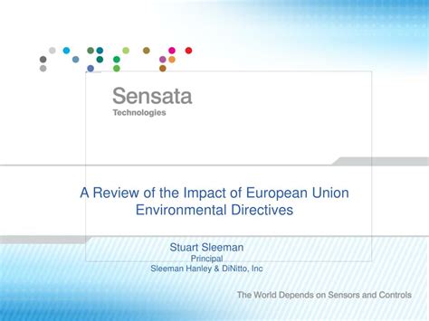 Ppt A Review Of The Impact Of European Union Environmental Directives