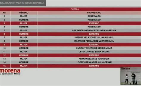 Impugnan Lista De Candidatos A Diputados Plurinominales De Morena El