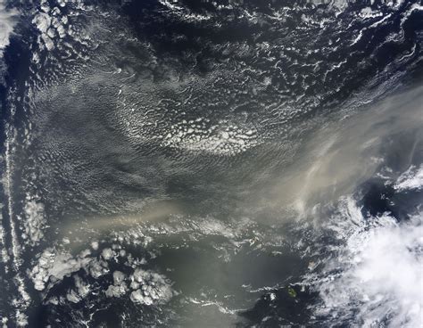 Saharan Dust Over The Atlantic Ocean