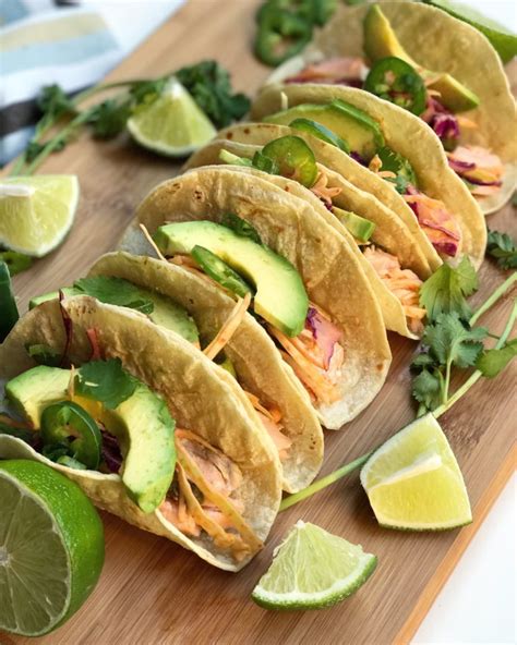 Fab Recipe Easy Salmon Fish Tacos With Spicy Slaw Fab Food Chicago