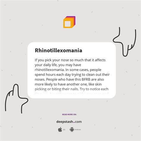 Rhinotillexomania - Deepstash