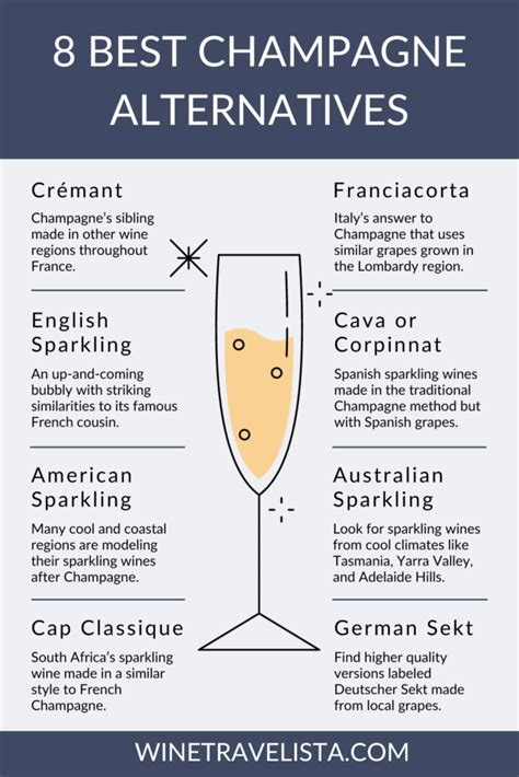 8 Best Champagne Alternatives (Sparkling Wine Guide) - Wine Travelista