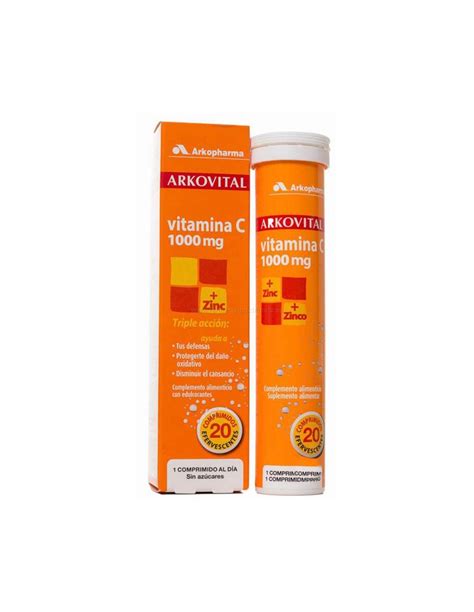 Arkovital Vitamina C Mg Zinc Comp Eferv