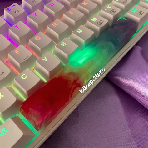 Barra De Espaço Arco Íris Keycaps Personalizadas Teclado Mecânico