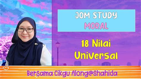 Moral Nilai Universal Youtube