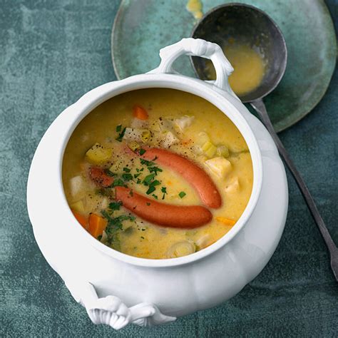 Kartoffelsuppe Mit Wiener Würstchen Küchengötter