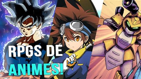 Os Melhores Jogos De Rpg De Animes Youtube