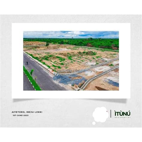 For Sale Land Itunu Residential Estate Close To New Lekki