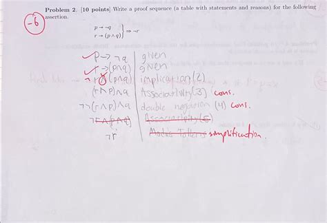 Solved Problem 2 10 ﻿points ﻿write A Proof Sequence A