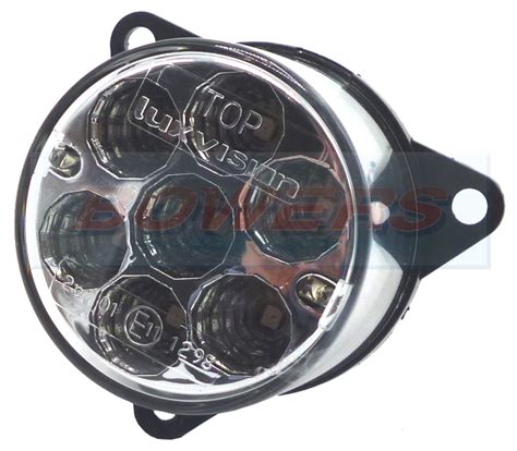 55mm Round Inner LED Clear Rear Indicator Light For 98mm Combinable