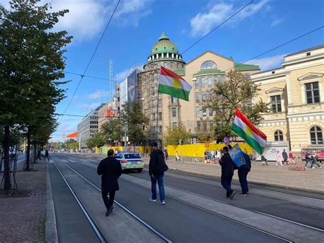 Rudaw English On Twitter A Group Of Kurds In Helsinki Finland