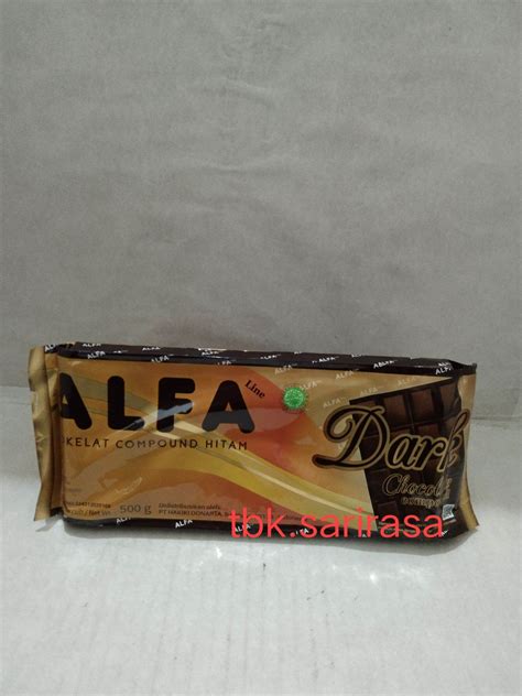 Coklat Alfa Gr Dark Chocolate Compound Gr Lazada Indonesia