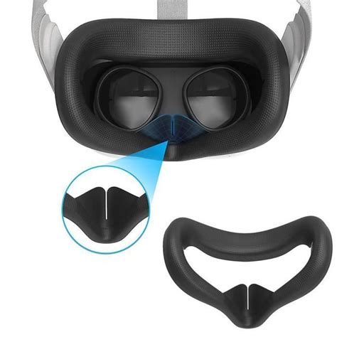 Silicone Vr Cover De Protection Du Visage Pour Oculus Quest Vr Casque