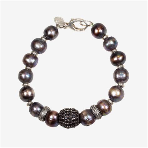 Luminance Black + White Diamond Bracelet | Jeffrey Burroughs New York