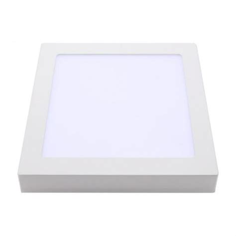 Downlight surface tuf 24w 6500k Blanc Carré 2040lm 3 5x30x30 Cm Leroy