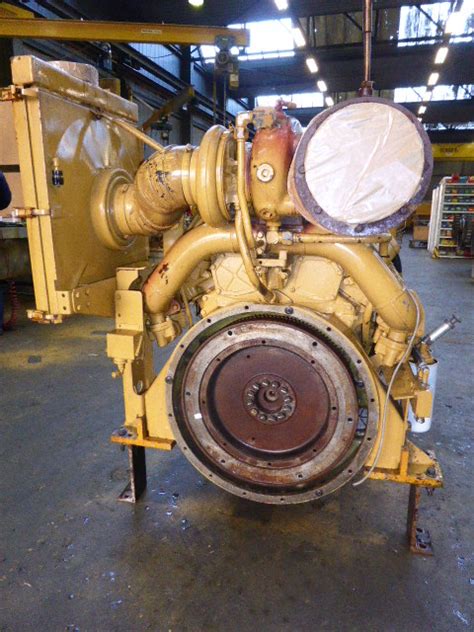 High Hour Runner Caterpillar 3412 Dit 540hp Diesel Marine Engine Item